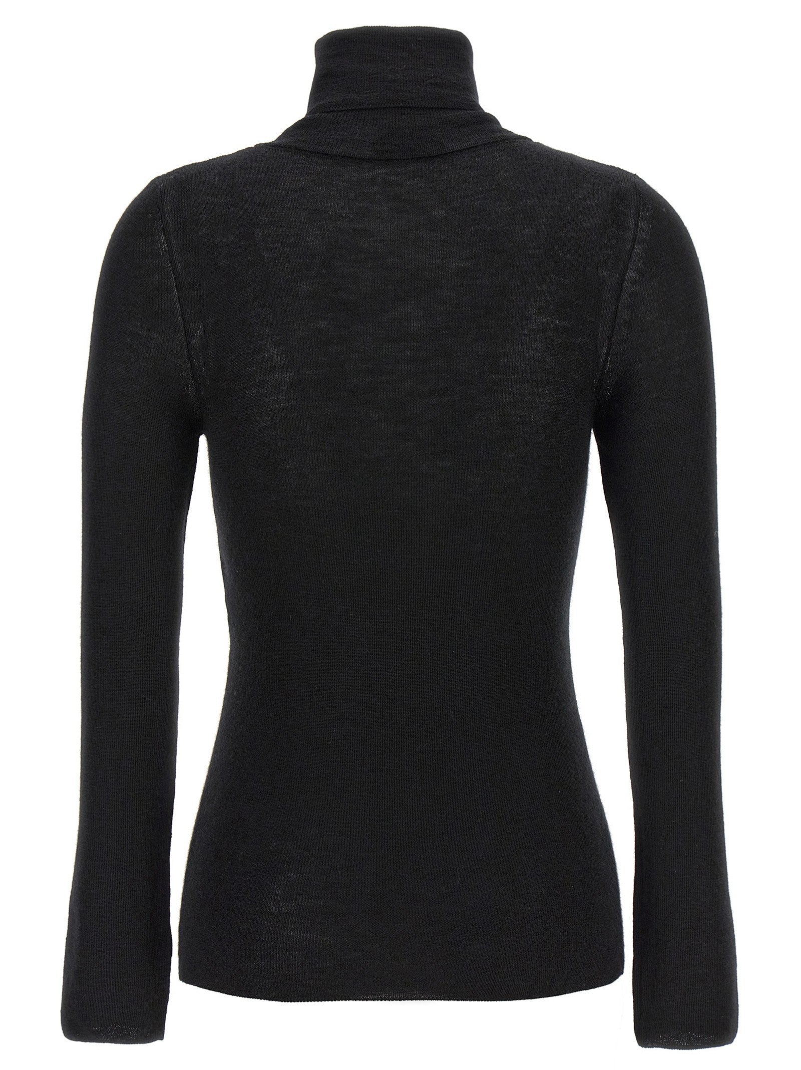 Tom Ford Silk Cashmere Turtleneck Sweater Black