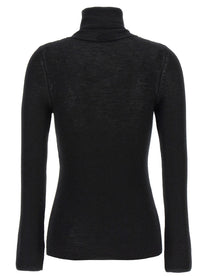 Tom Ford Silk Cashmere Turtleneck Sweater Black