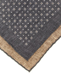Brunello Cucinelli Silk Clutch Bag Grey