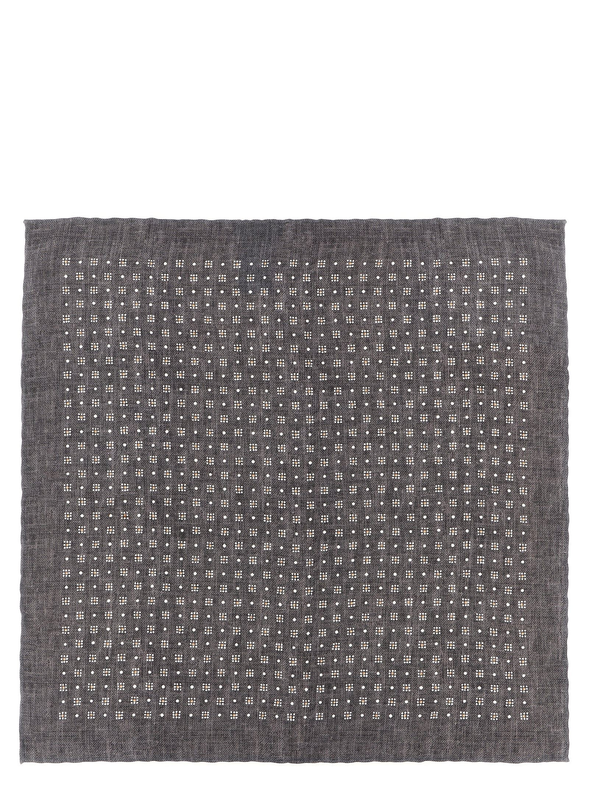 Brunello Cucinelli Silk Clutch Bag Grey