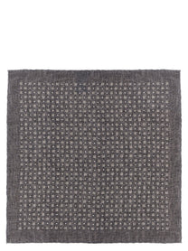 Brunello Cucinelli Silk Clutch Bag Grey