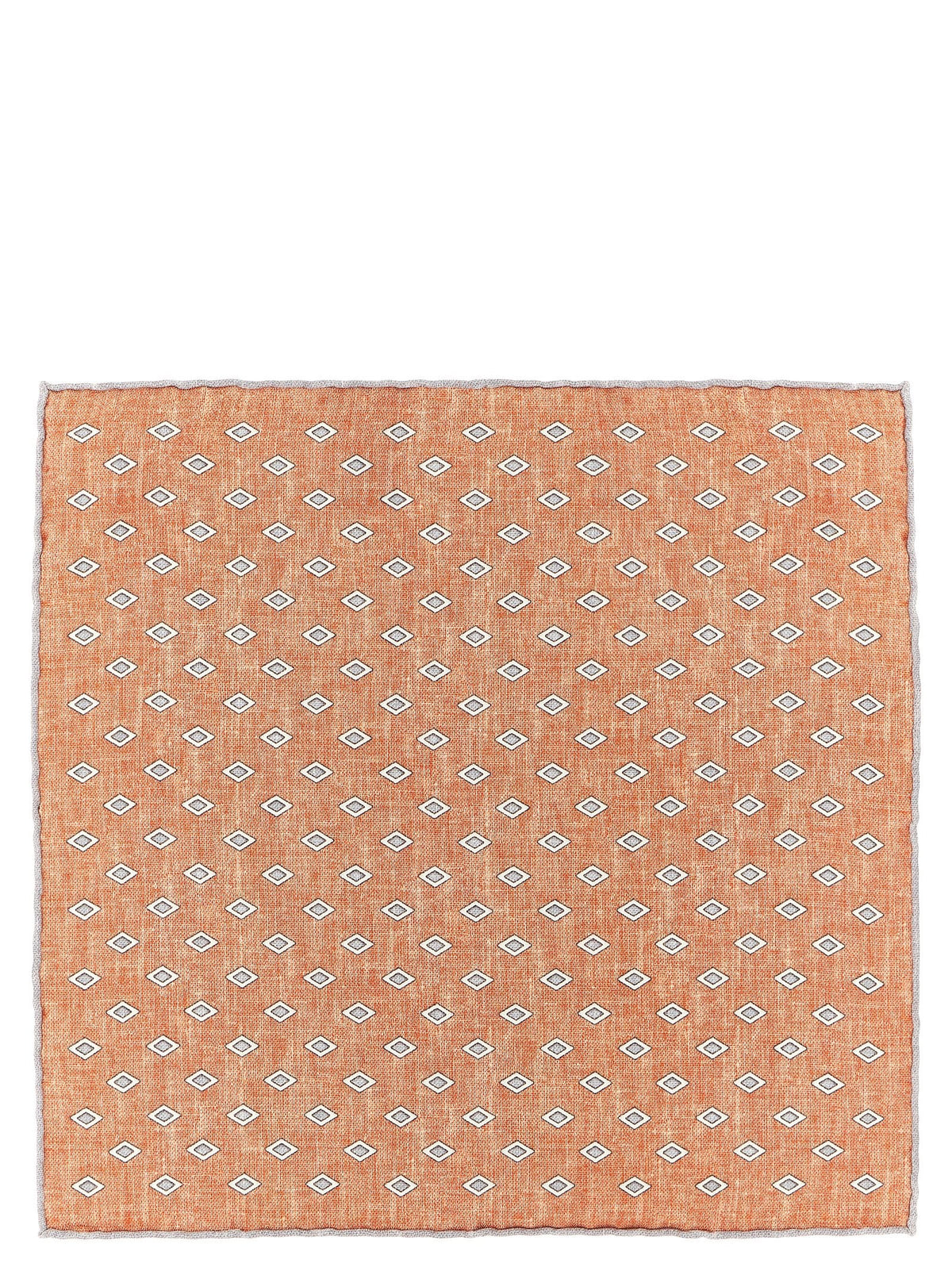 Brunello Cucinelli Silk Clutch Bag Gold