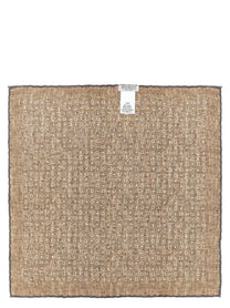 Brunello Cucinelli Silk Clutch Bag Grey