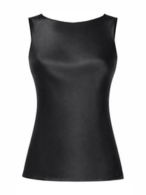 Nina Ricci Women's Silk Draped Top Black