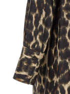 Alberto Biani Silk Dress Brown, view 4