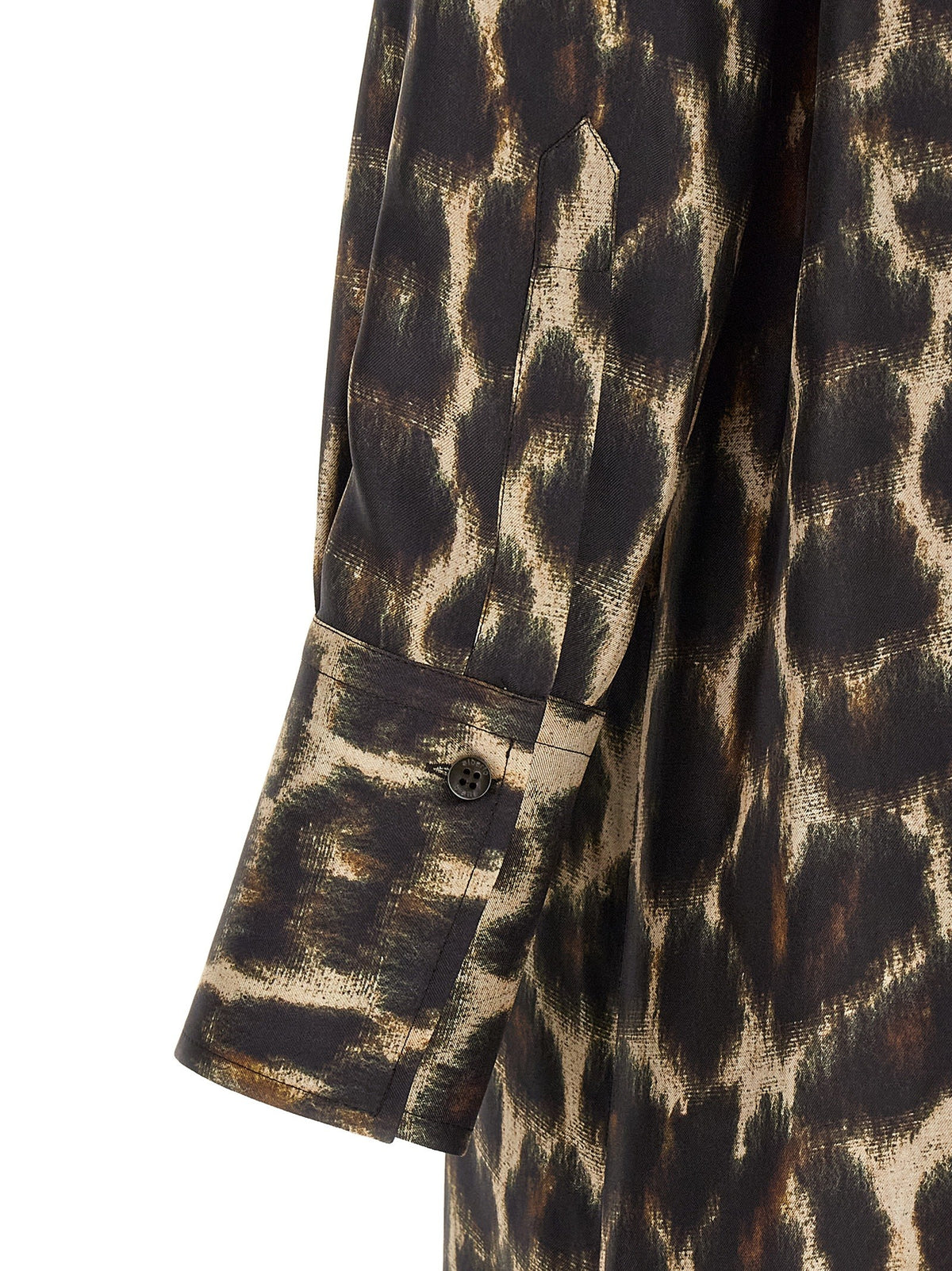 Alberto Biani Silk Dress Brown, view 4