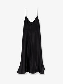 Alberta Ferretti Women's Silk Dress Black
