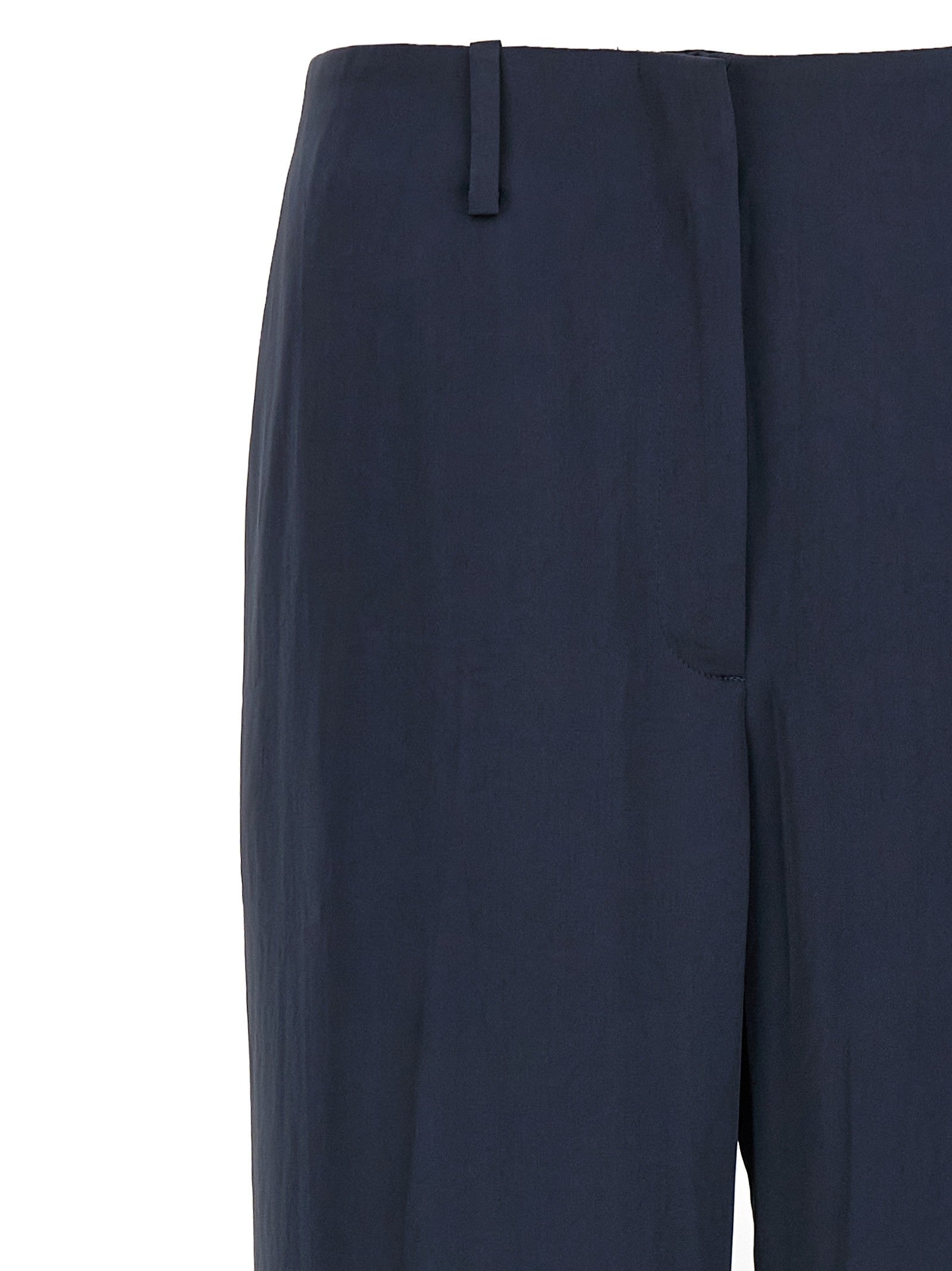 Theory Silk Effect Trousers Blue