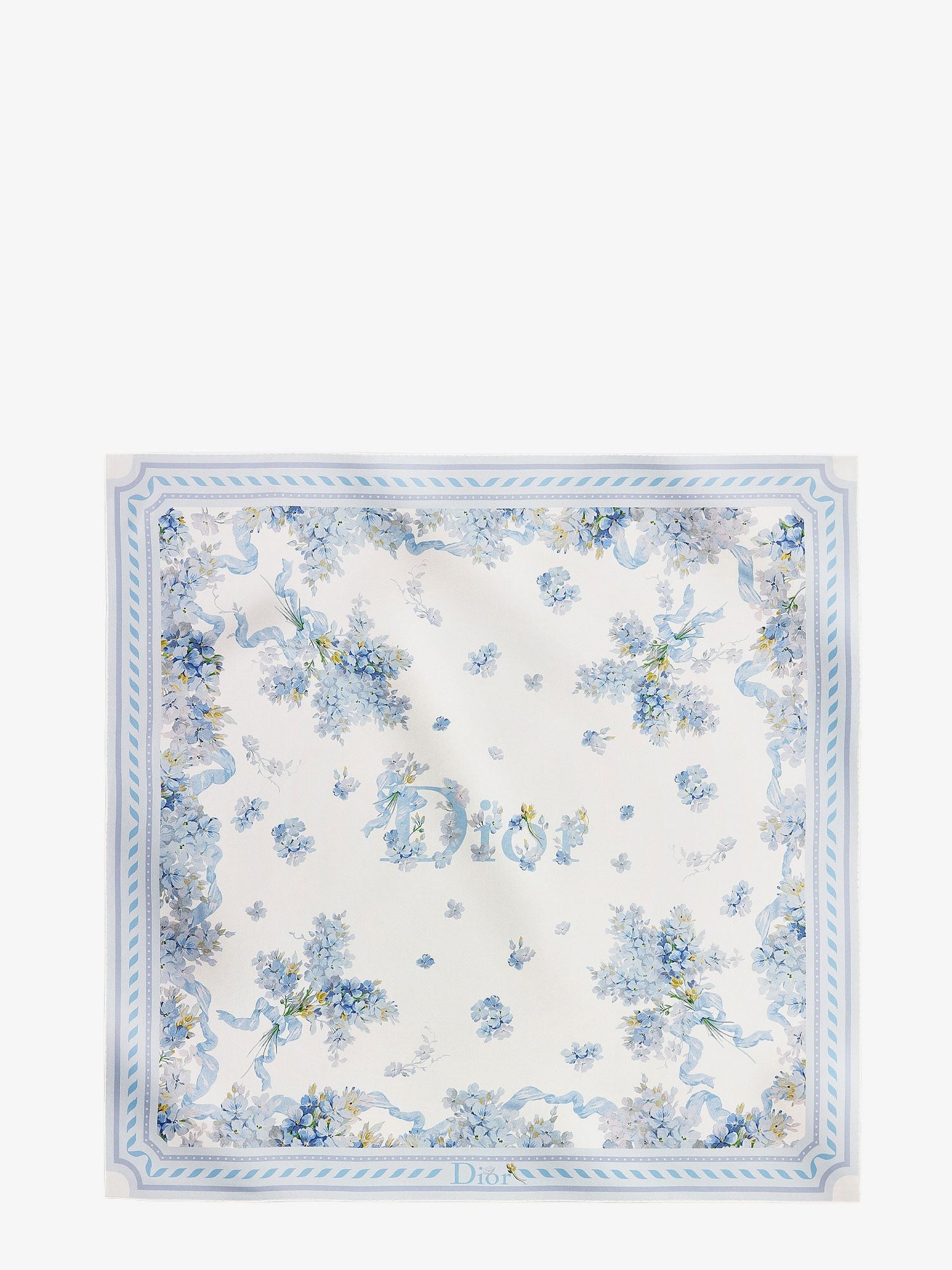 Dior Women's Silk Foulard Blue