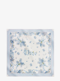 Dior Women's Silk Foulard Blue