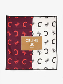 Celine Women's Silk Foulard White