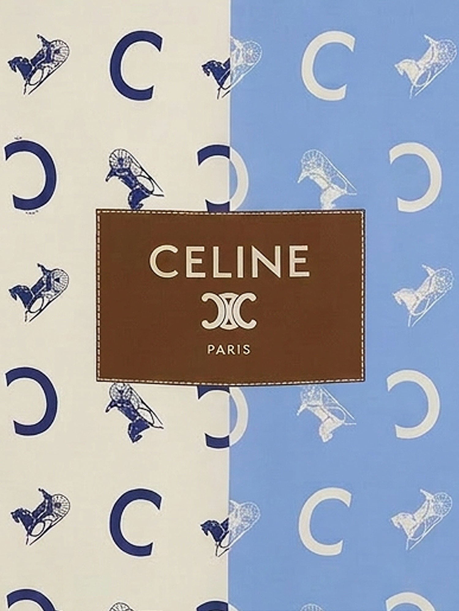 Celine Women's Silk Foulard White