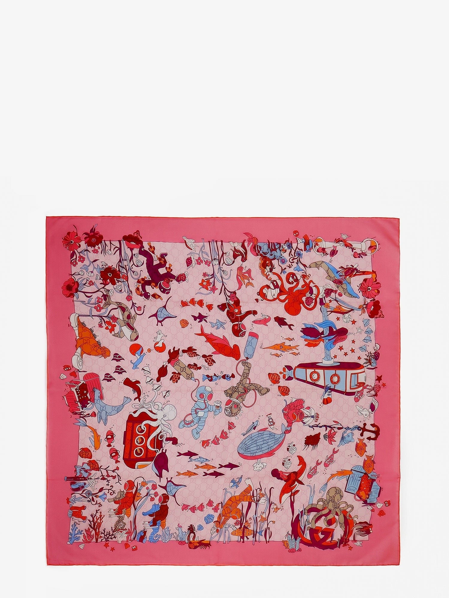 Gucci Women's Silk Foulard Blue
