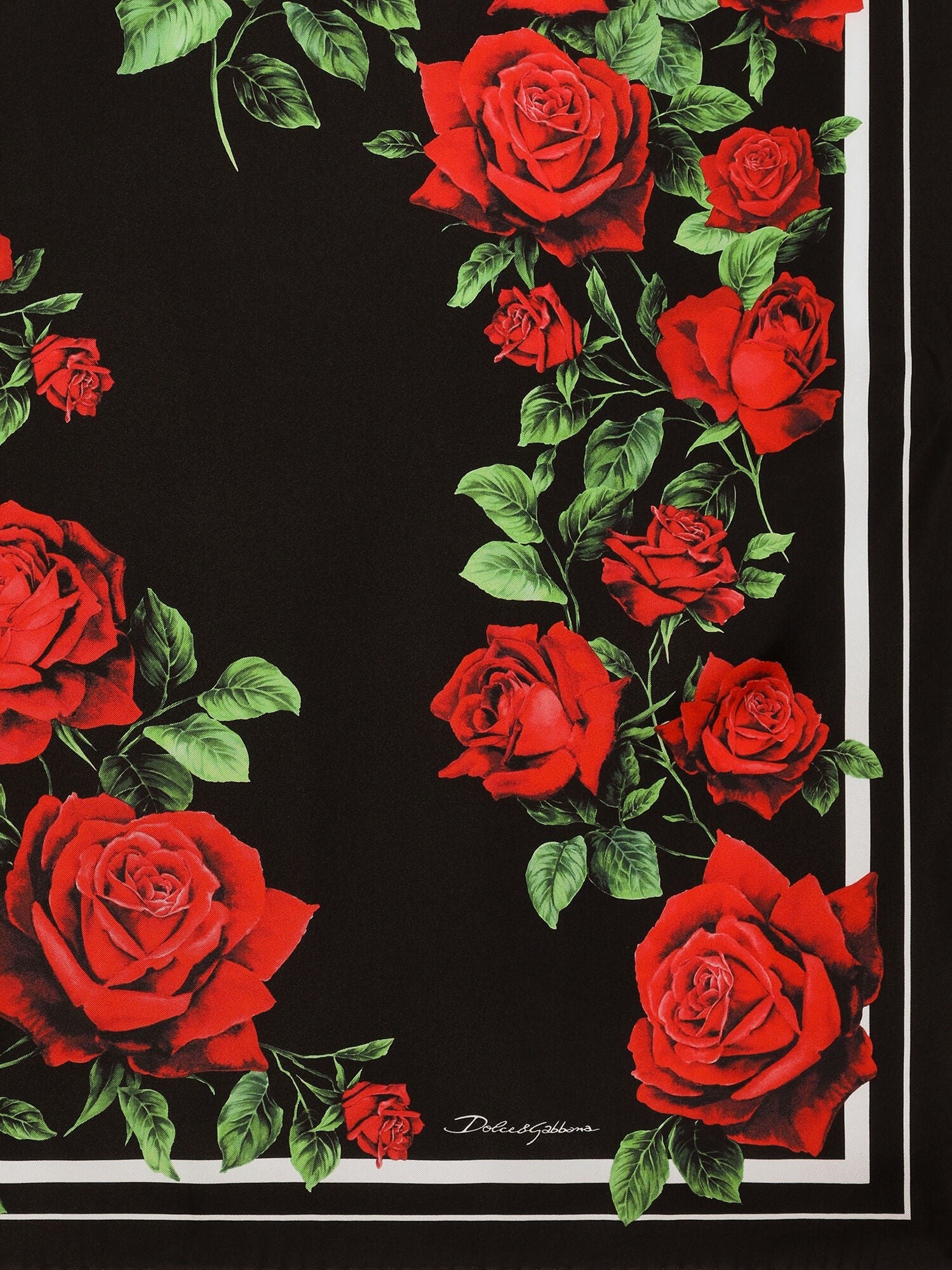Dolce &amp; Gabbana Women's Silk Foulard Black