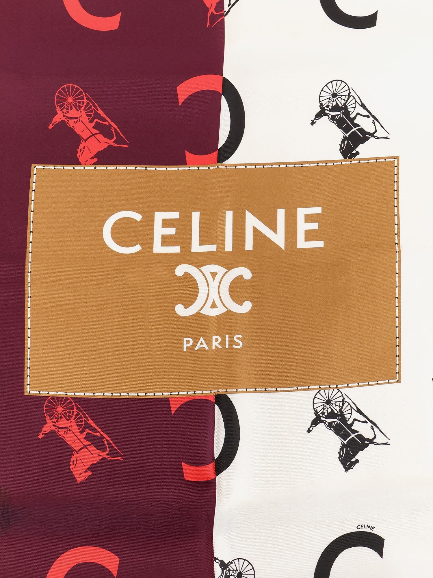 Celine Women's Silk Foulard White