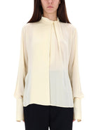 Tom Ford Women's Silk Georgette Blouse White