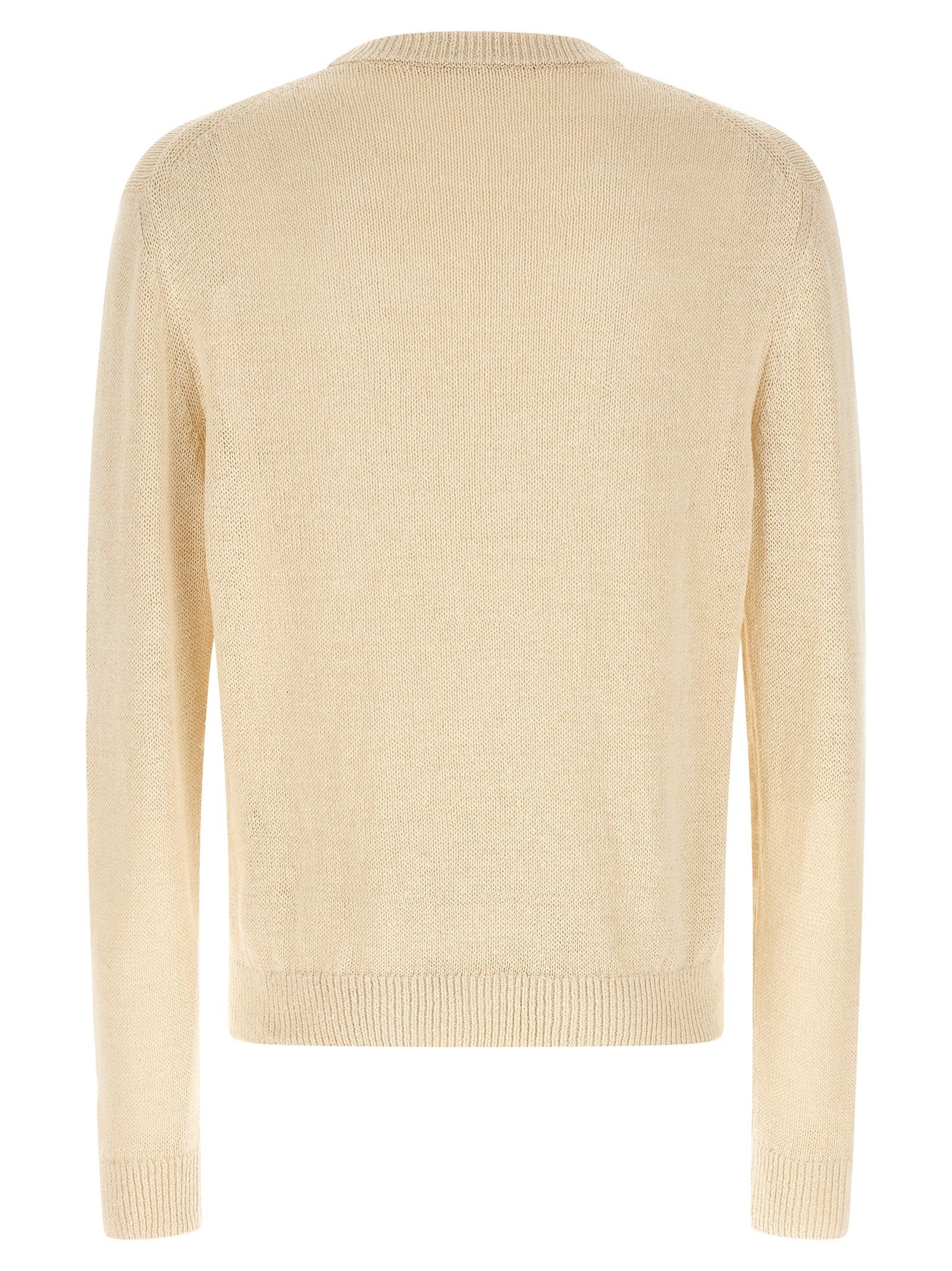 Jil Sander Silk Hemp Sweater Beige