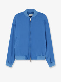 Versace Women's Silk Jacket Azur