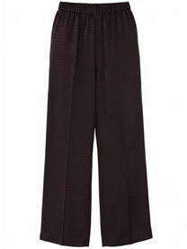 Gucci Women's Silk Jacquard Pants Brown