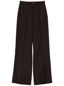 Gucci Women's Silk Jacquard Pants Brown