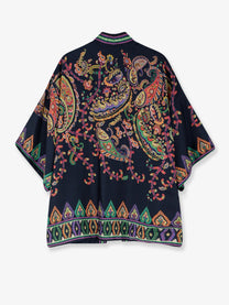 Etro Women's Silk Kimono Shirt Gold