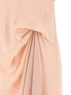 Maison Margiela Silk Lace Slip Midi Dress Dress Blue, view 4