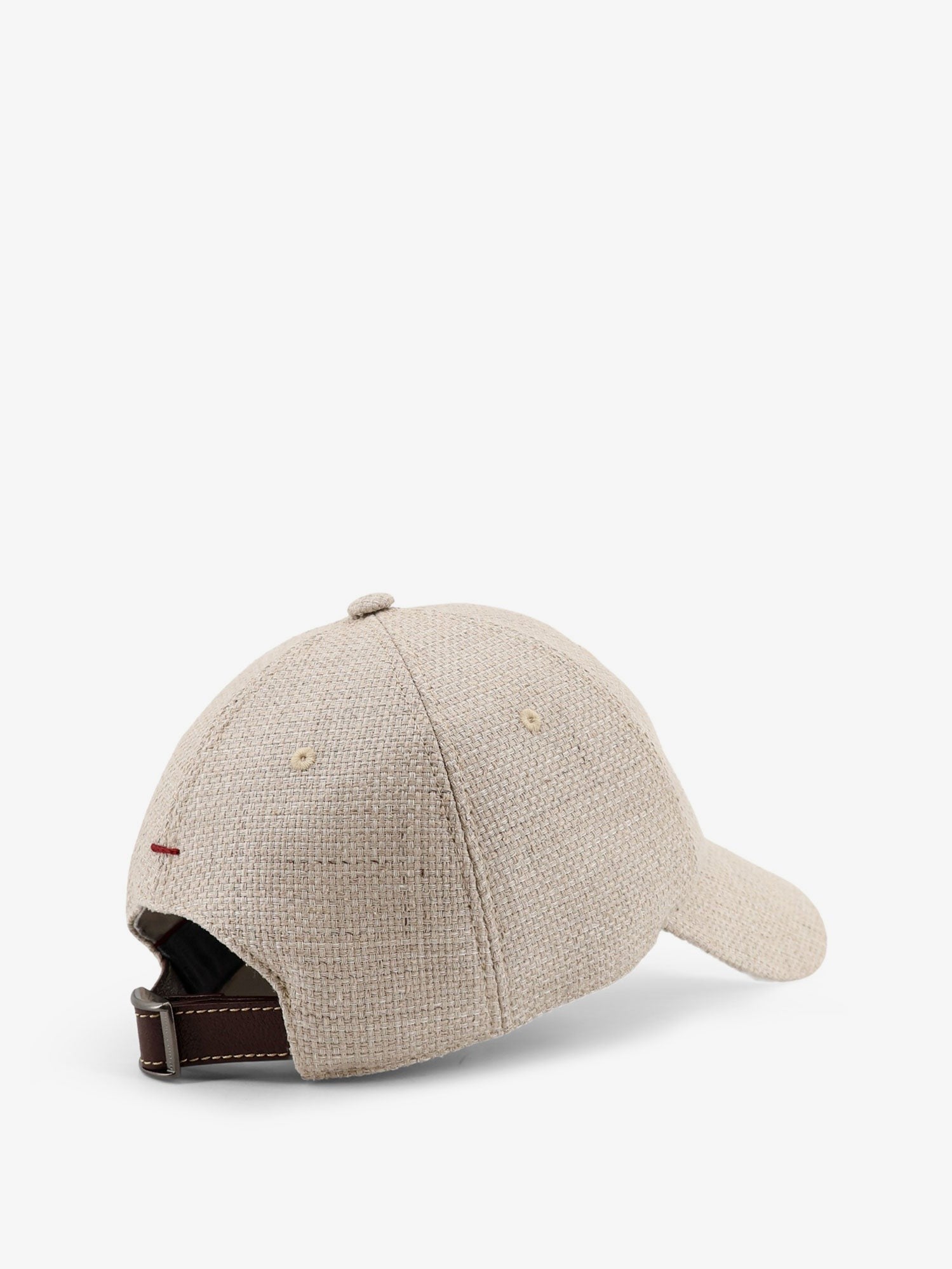 Brunello Cucinelli Men's Linen and Wool Hat Beige