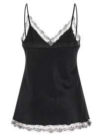 Ermanno Scervino Silk Lingerie Top Black