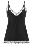 Ermanno Scervino Silk Lingerie Top Black