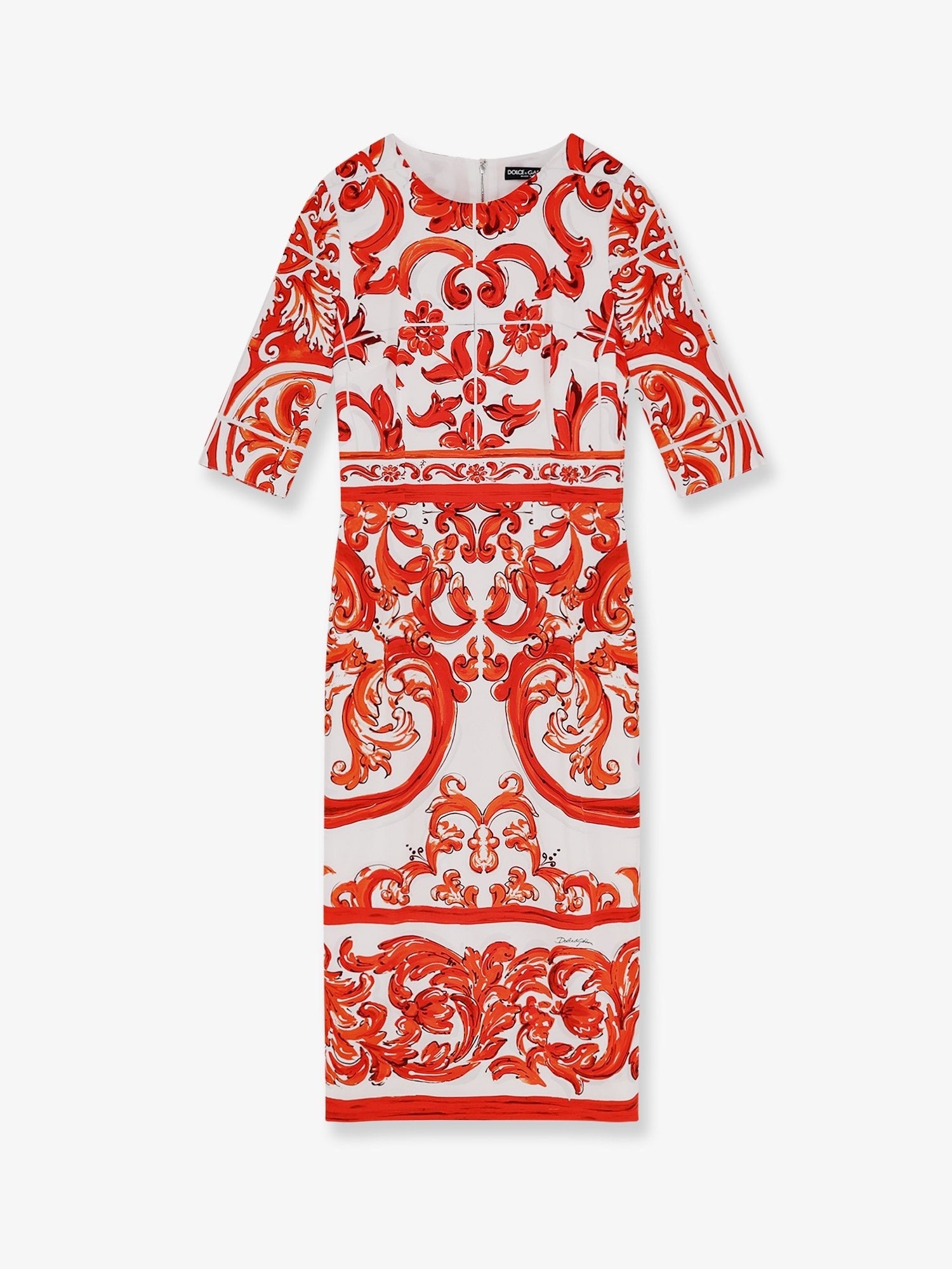 Dolce &amp; Gabbana Women's Maiolica Dress Orange