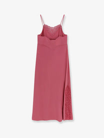 Chloé Women's Silk Long Slipdress Mauvewood