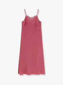 Chloé Women's Silk Long Slipdress Mauvewood