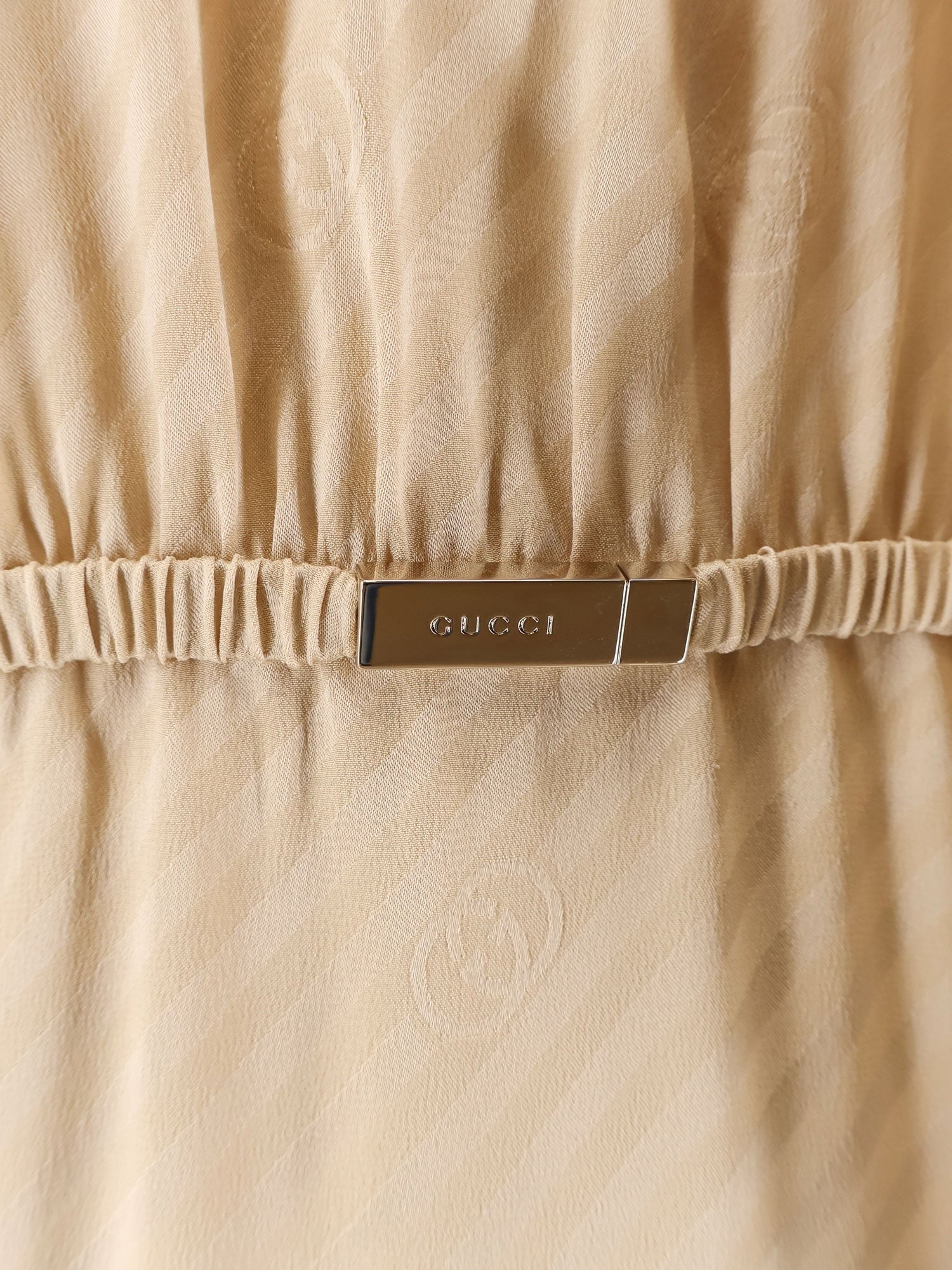 Gucci Women's Silk Midi Dress White