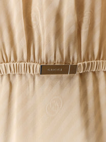 Gucci Women's Silk Midi Dress White