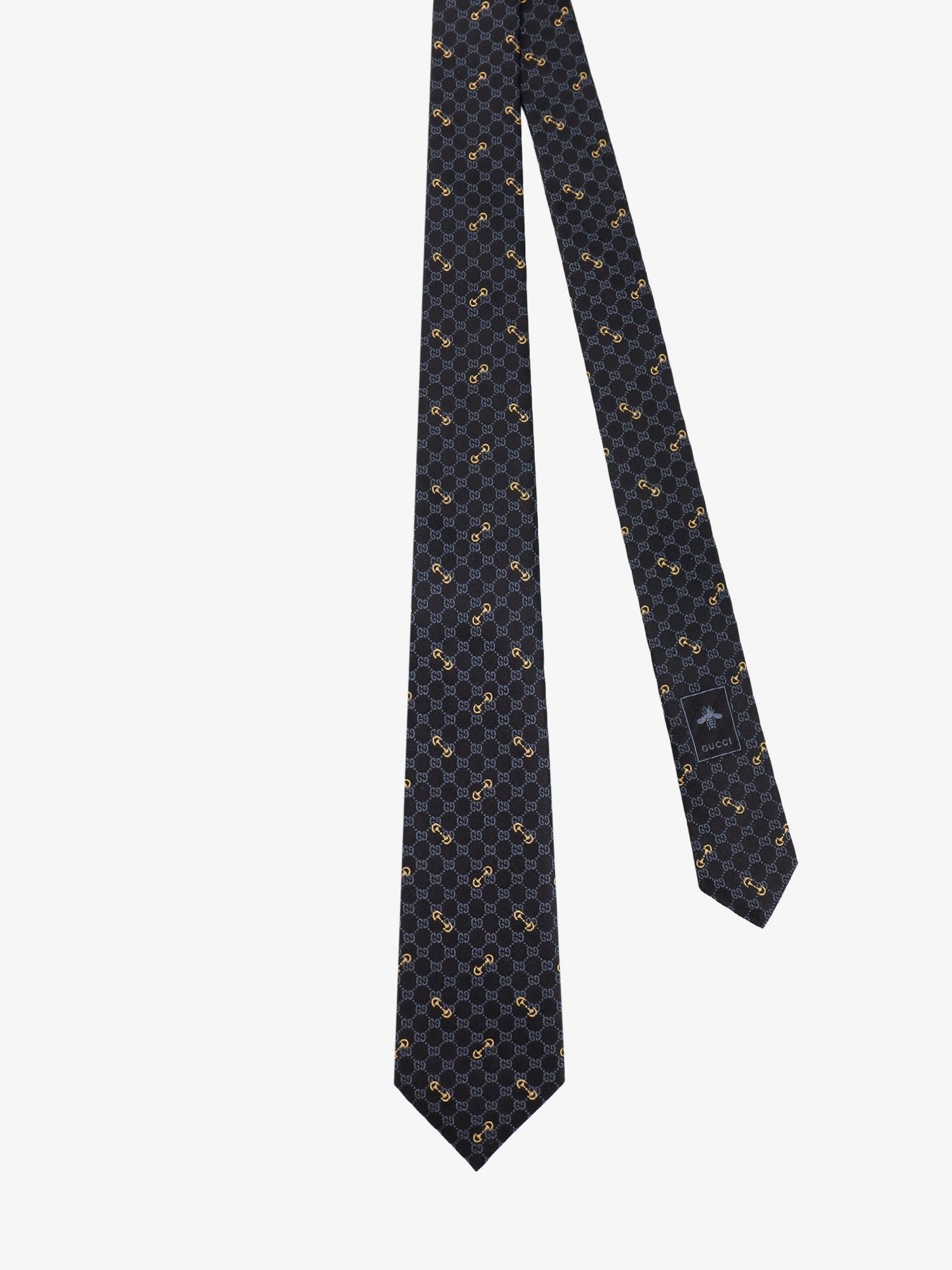 Gucci Men's Silk Morset Tie Black