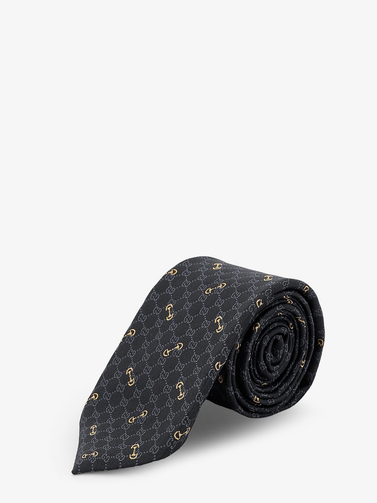 Gucci Men's Silk Morset Tie Black