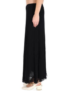 Chloé Women's Silk Muslin Maxi Skirt Black, view 3