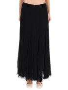 Chloé Women's Silk Muslin Maxi Skirt Black