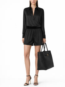 Tom Ford Women's Silk Pajama Shorts Black