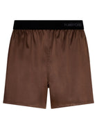 Tom Ford Women's Silk Pajama Shorts Brown