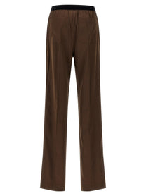 Tom Ford Silk Pants Brown