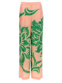 ETRO Silk Pants Blue