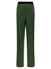 Tom Ford Silk Pants Green