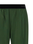 Tom Ford Silk Pants Green, view 3
