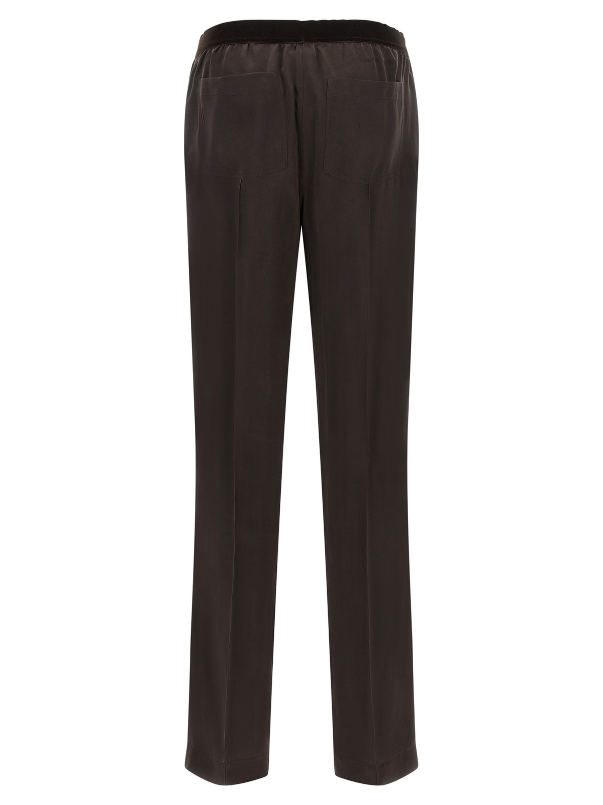Tom Ford Silk Pants Brown, view 2