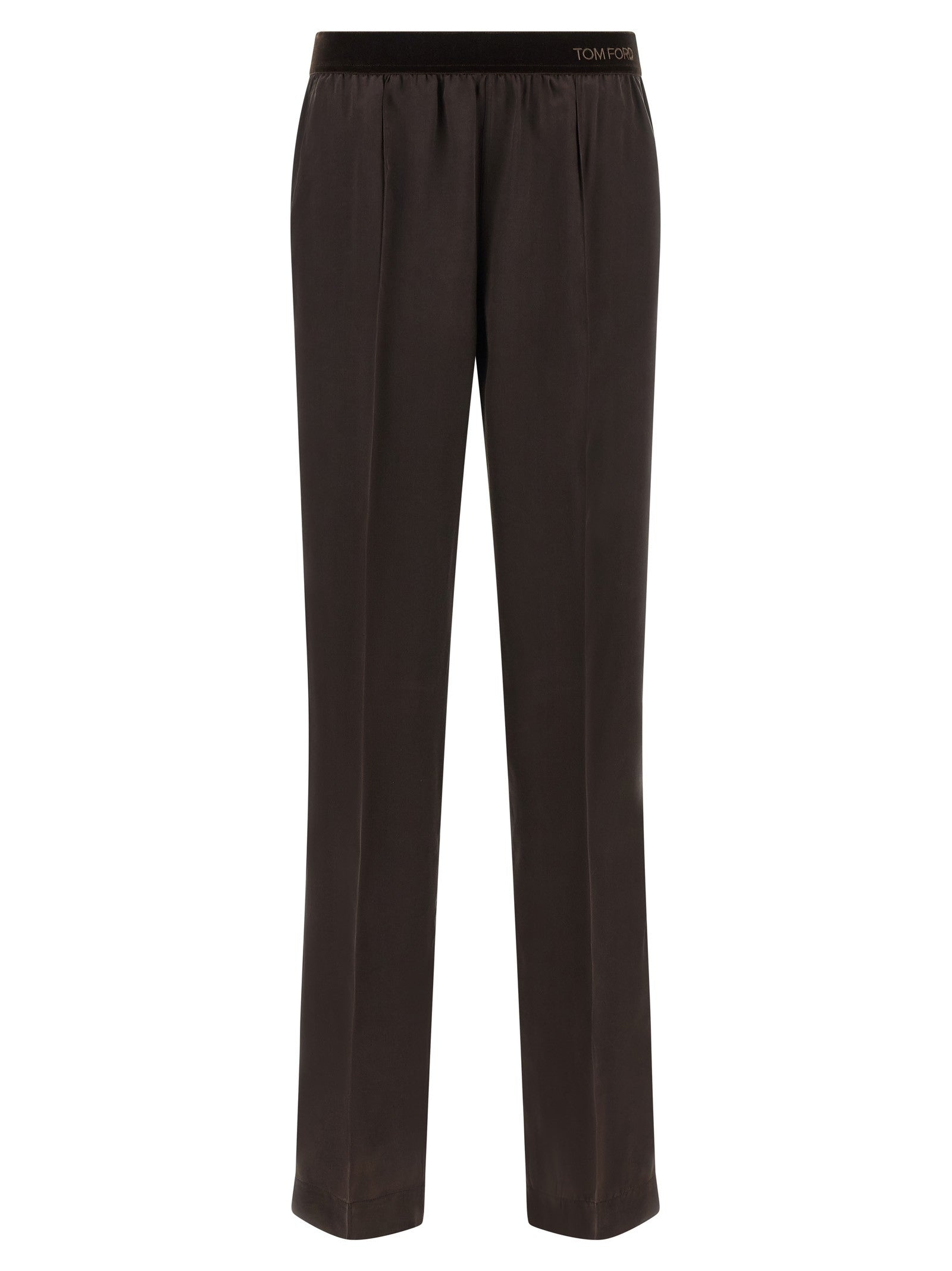 Tom Ford Silk Pants Brown