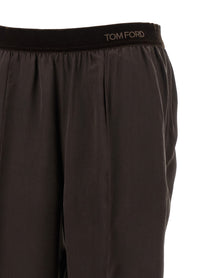 Tom Ford Silk Pants Brown