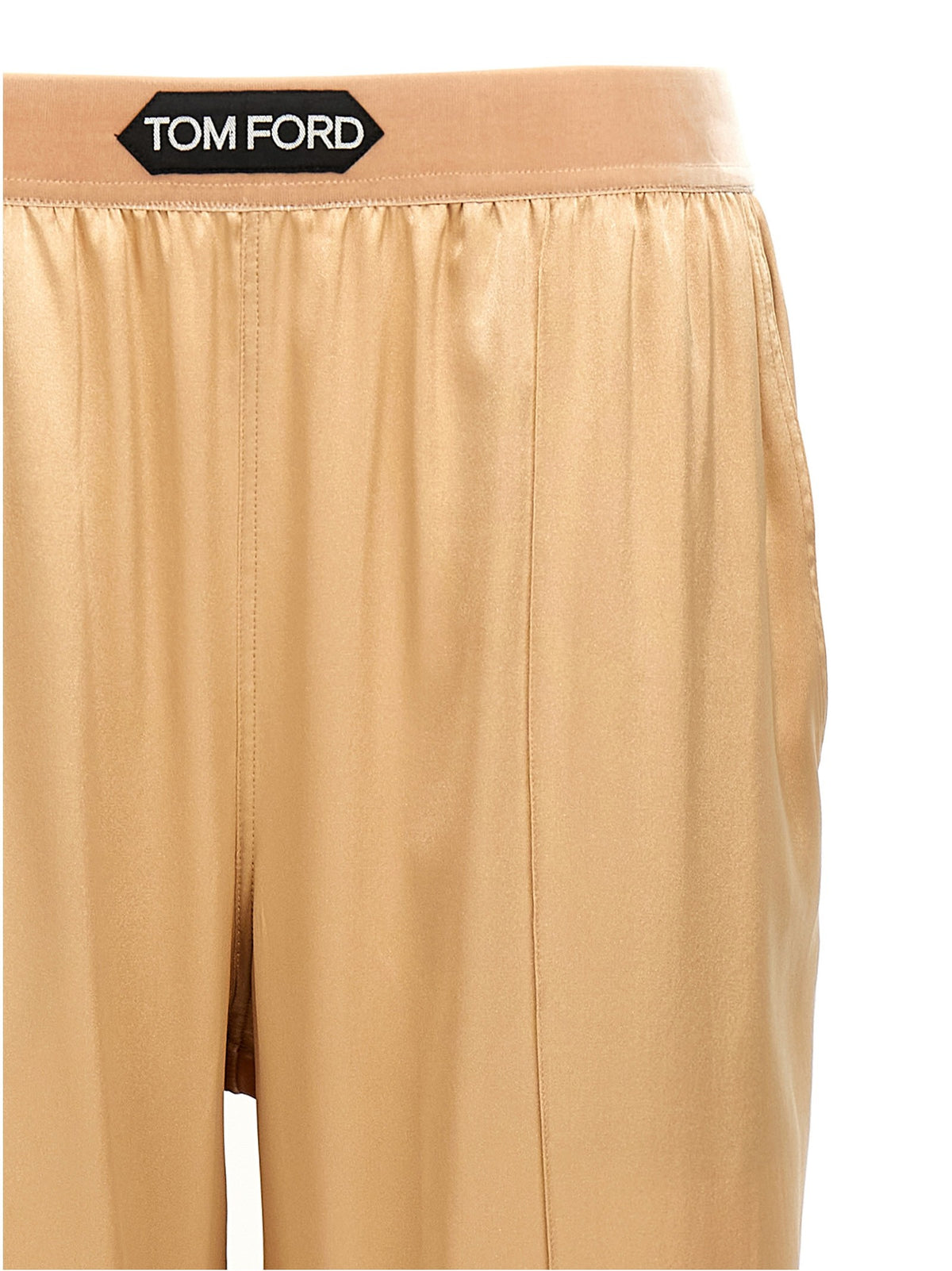 Tom Ford Silk Pants Beige