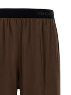 Tom Ford Silk Pants Brown, view 3
