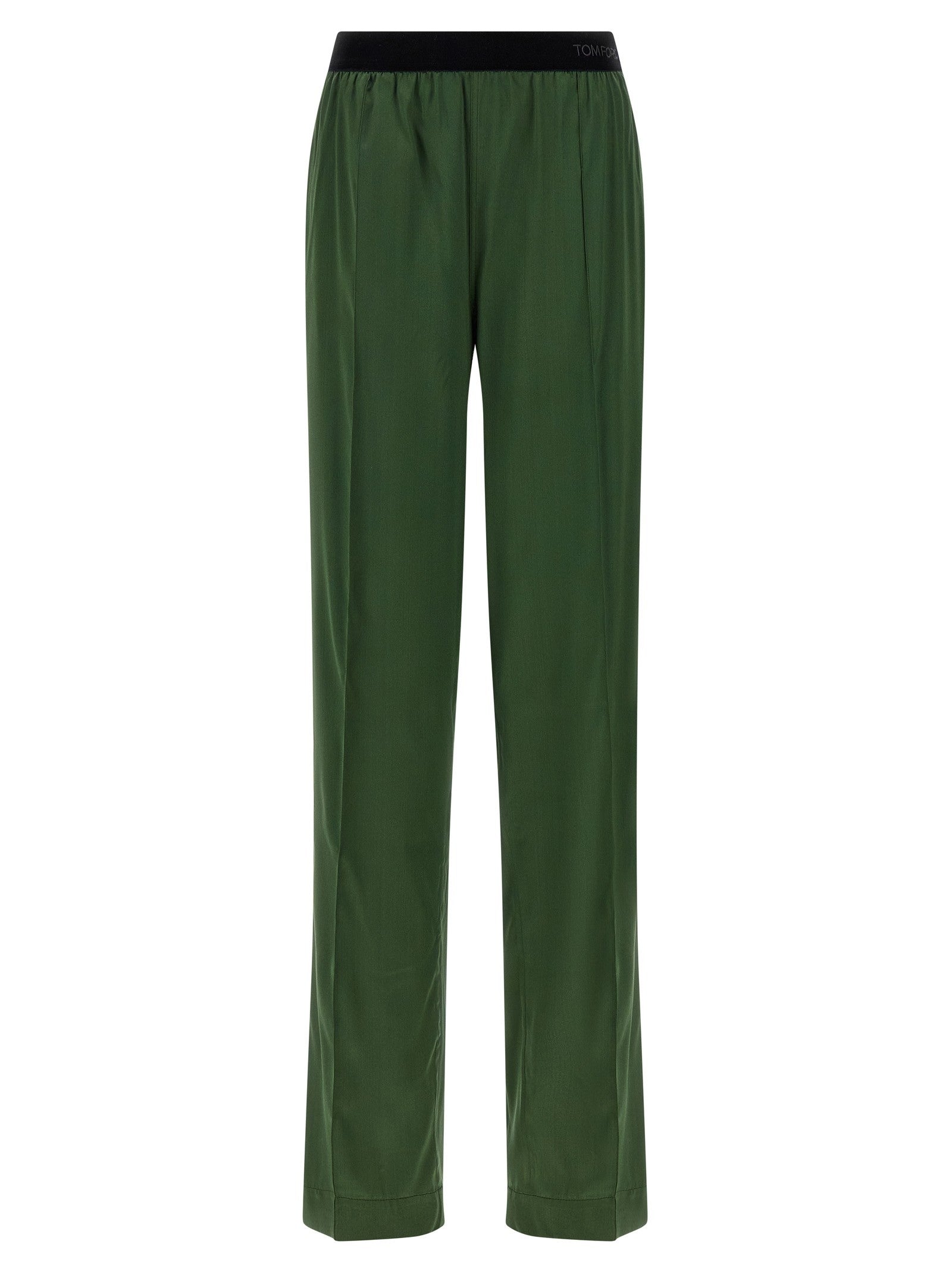 Tom Ford Silk Pants Green
